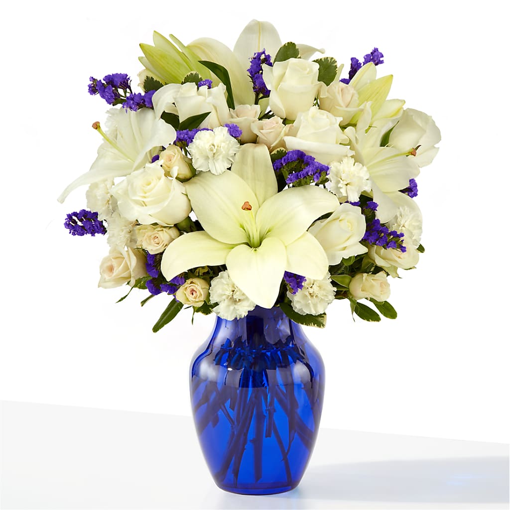 Sapphire Rush Bouquet – Flowers By Sue, Bullard TX