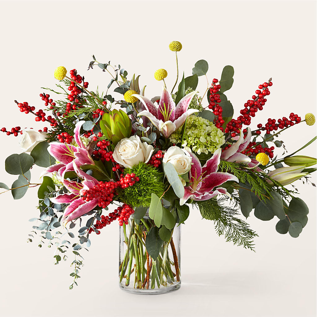 Berry & Bright Bouquet – Flowers By Sue, Bullard TX