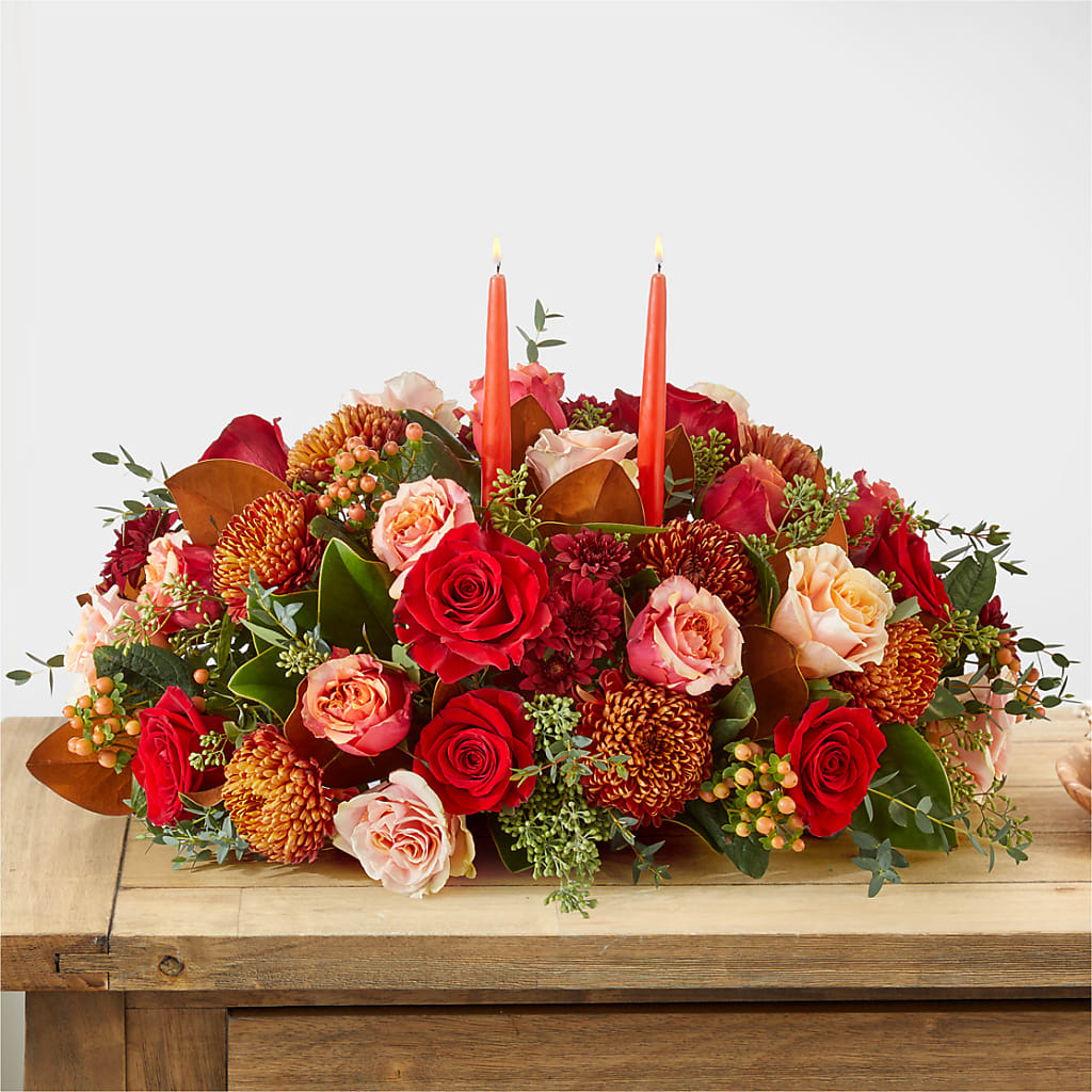Gather Near Centerpiece – Flowers By Sue, Bullard TX