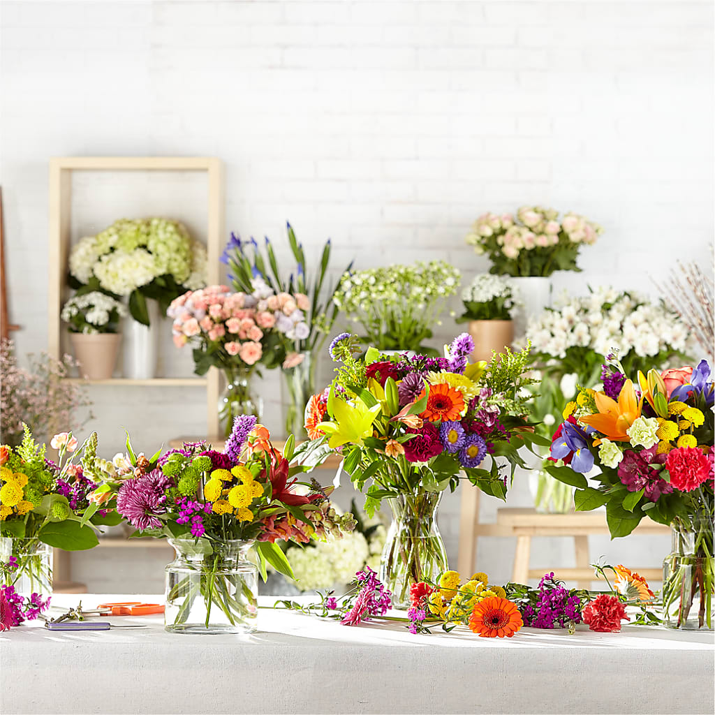 Bold & Bright – A Florist Original –  Flowers By Sue, Bullard TX