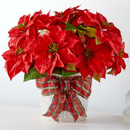 Happiest Holidays Poinsettia –  Flowers By Sue, Bullard TX