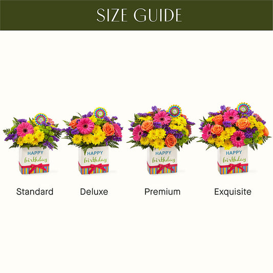Birthday Brights Bouquet –  Flowers By Sue, Bullard TX