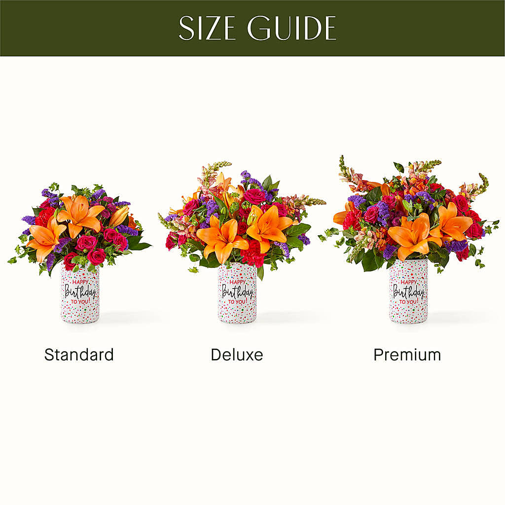 Birthday Palooza Bouquet –  Flowers By Sue, Bullard TX