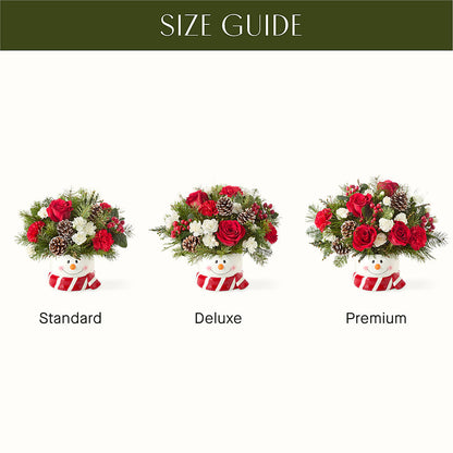 Jolly Snowman Bouquet –  Flowers By Sue, Bullard TX