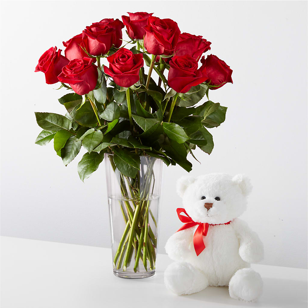 Romantic Long Stem Red Rose Bouquet Bundles –  Flowers By Sue, Bullard TX