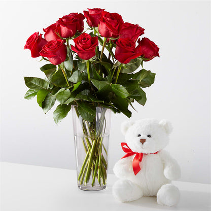Romantic Long Stem Red Rose Bouquet Bundles –  Flowers By Sue, Bullard TX