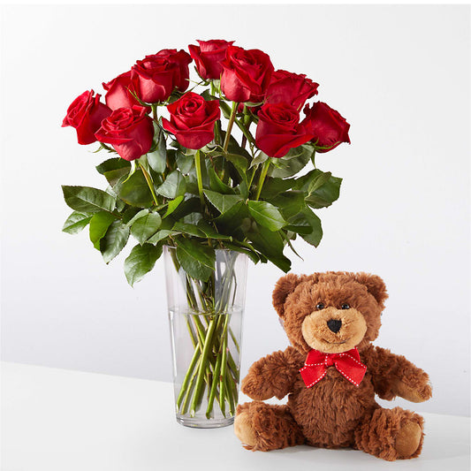 Romantic Long Stem Red Rose Bouquet Bundles –  Flowers By Sue, Bullard TX