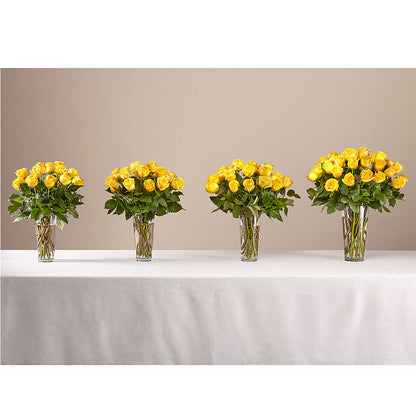 Long Stem Yellow Rose Bouquet –  Flowers By Sue, Bullard TX