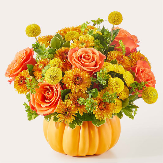 Gourdgeous Pumpkin –  Flowers By Sue, Bullard TX