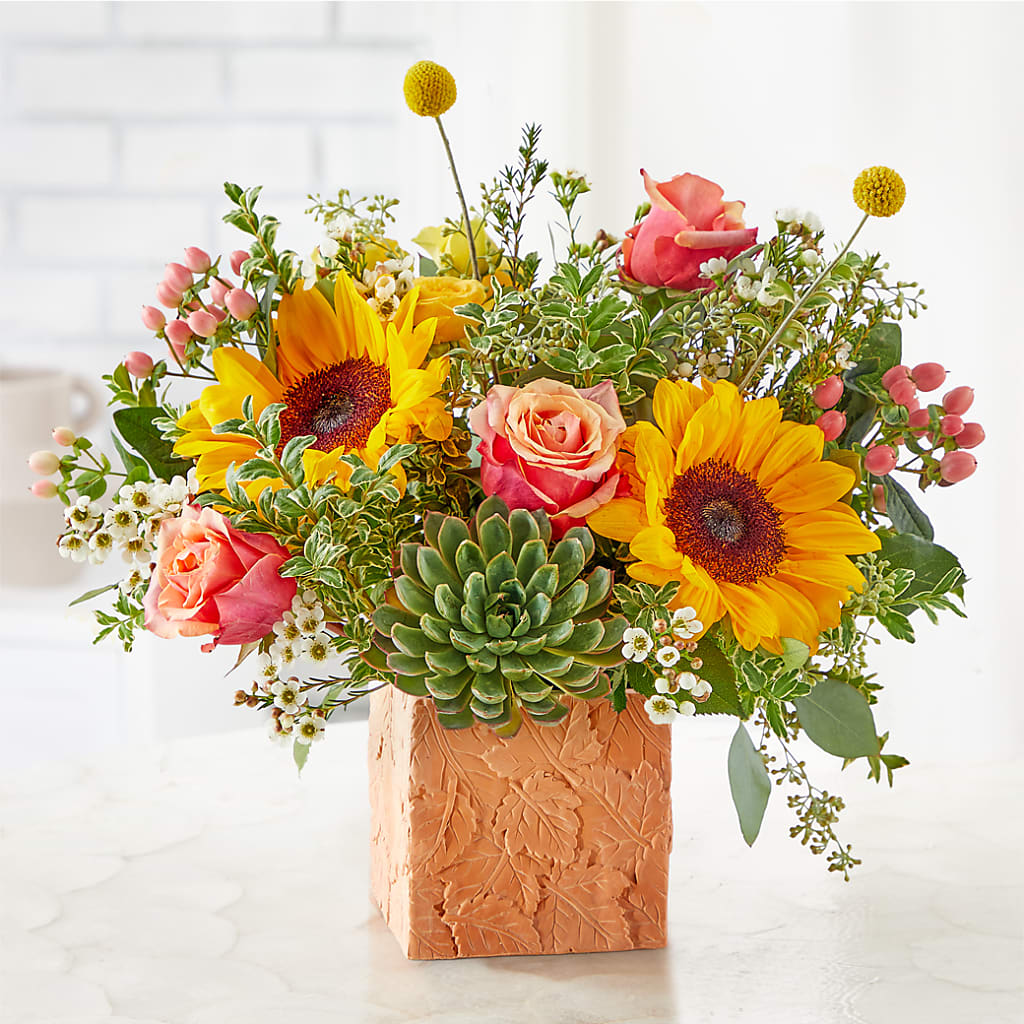 Sunflower Season Bouquet –  Flowers By Sue, Bullard TX