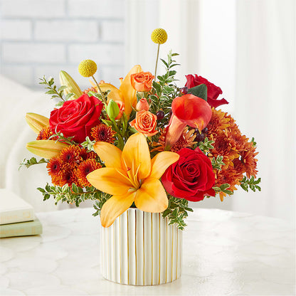 Scarlet Skies Bouquet –  Flowers By Sue, Bullard TX