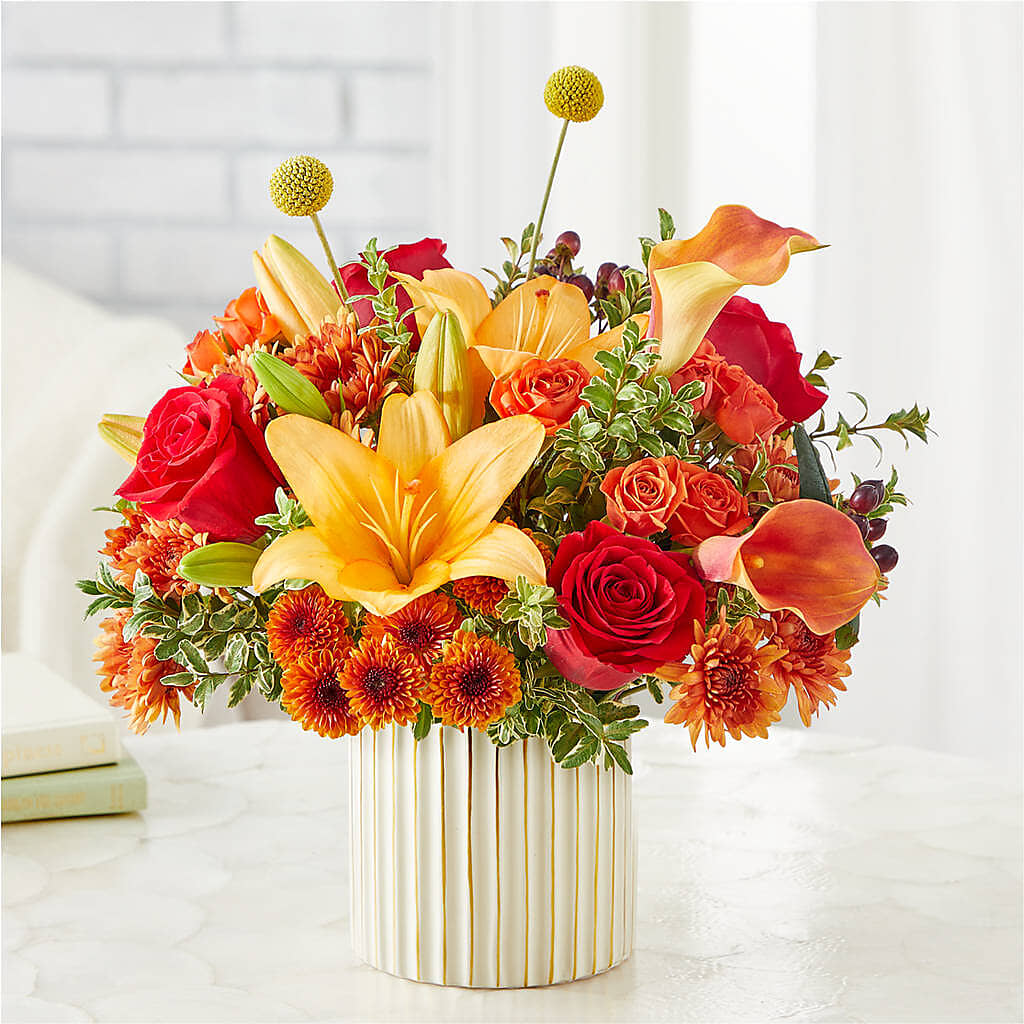 Scarlet Skies Bouquet –  Flowers By Sue, Bullard TX