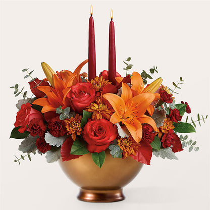 Fruits of Fall Centerpiece –  Flowers By Sue, Bullard TX