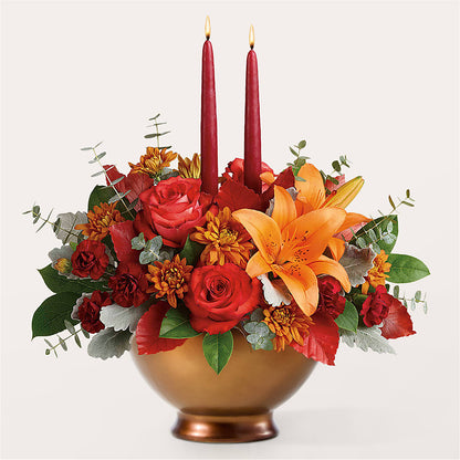 Fruits of Fall Centerpiece –  Flowers By Sue, Bullard TX