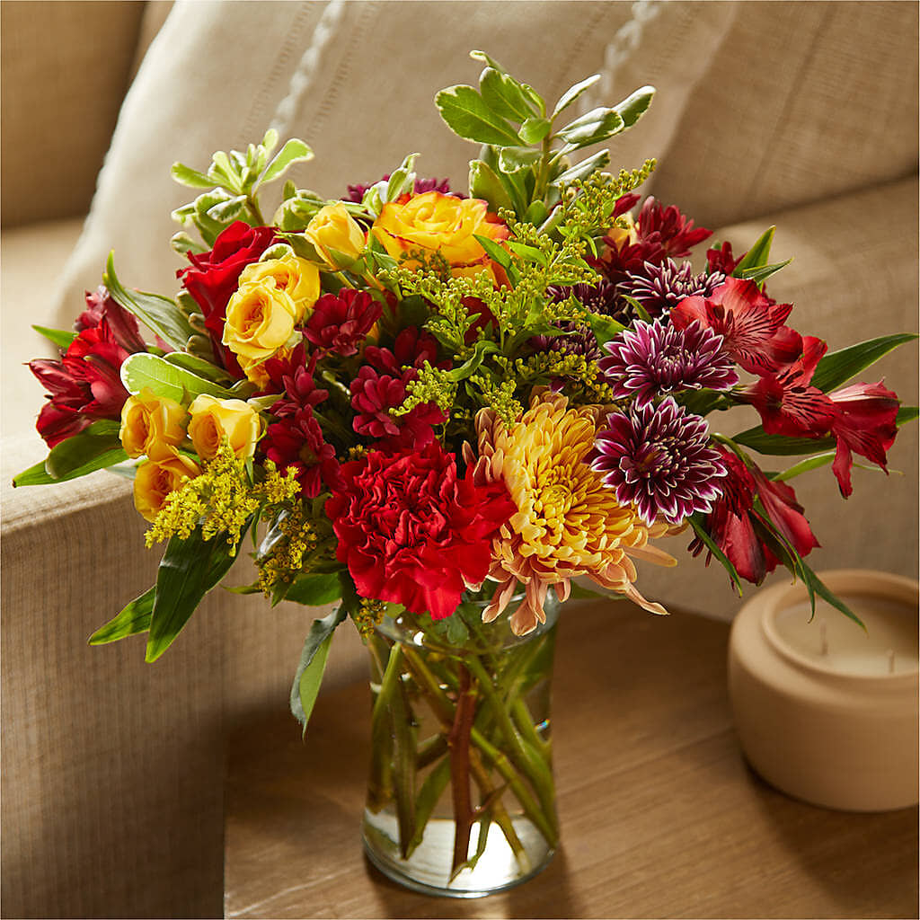 Fall Delight – A Florist Original –  Flowers By Sue, Bullard TX