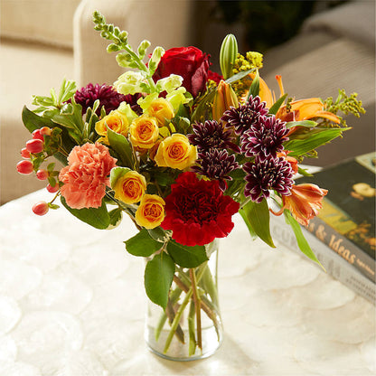 Fall Delight – A Florist Original –  Flowers By Sue, Bullard TX