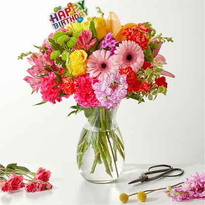 Cue the Confetti - A Florist Original –  Flowers By Sue, Bullard TX
