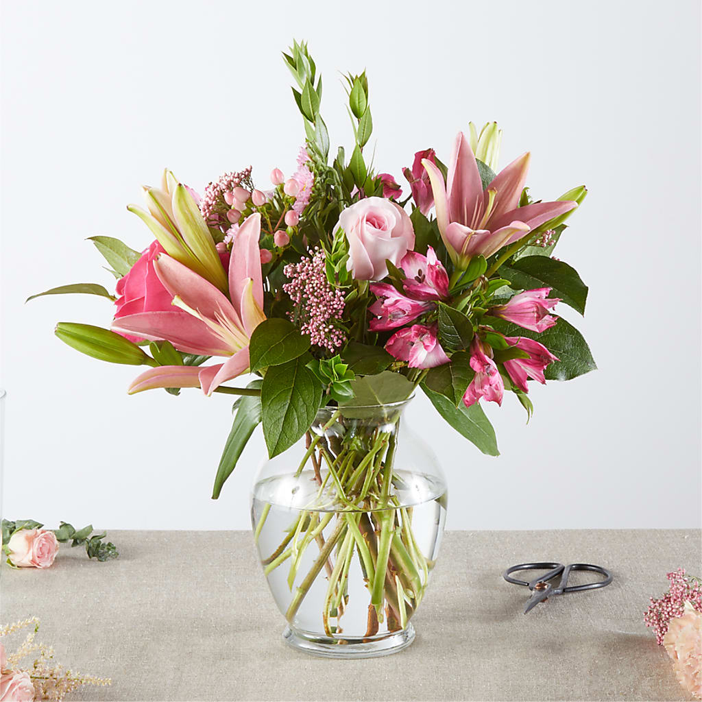 Pink Ribbon - A Florist Original –  Flowers By Sue, Bullard TX