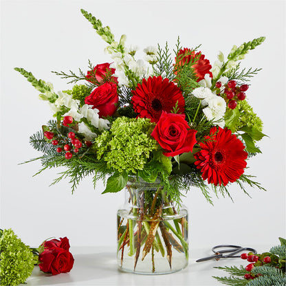 Merry Moment Bouquet – A Florist Original –  Flowers By Sue, Bullard TX