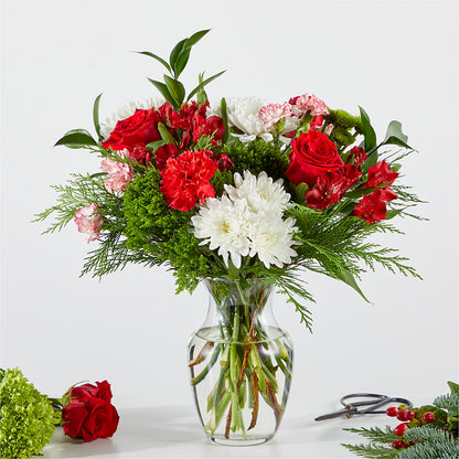 Merry Moment Bouquet – A Florist Original –  Flowers By Sue, Bullard TX