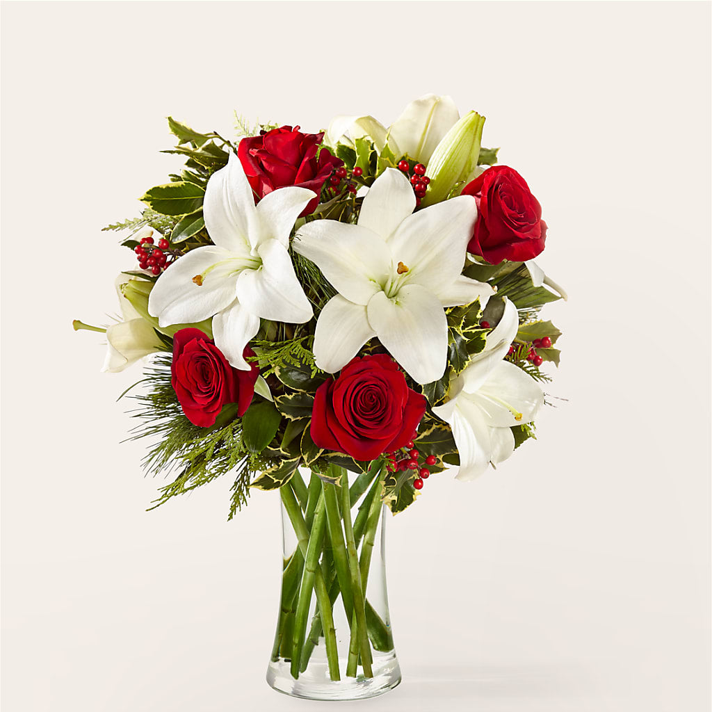 Sparkling Snowflakes Bouquet –  Flowers By Sue, Bullard TX