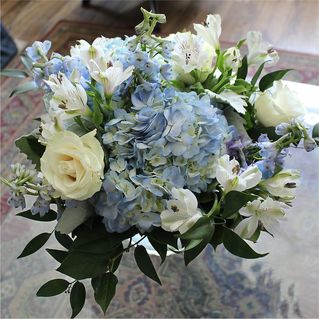 Clear Skies Bouquet –  Flowers By Sue, Bullard TX