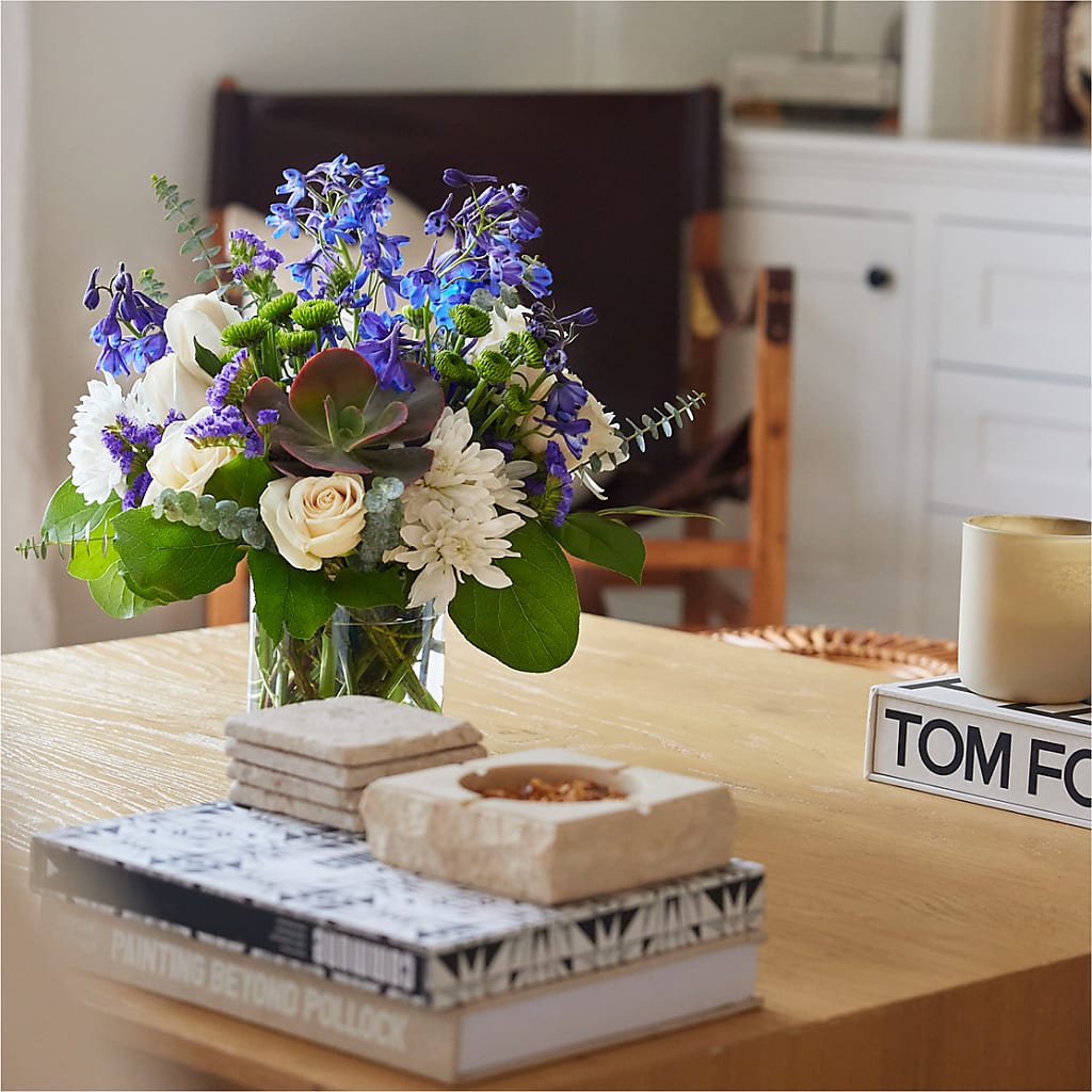 Cerulean Waves Bouquet –  Flowers By Sue, Bullard TX