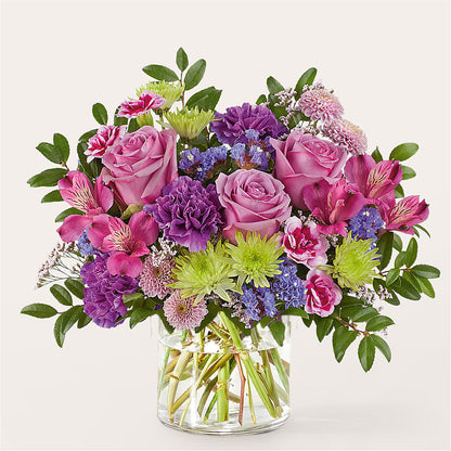 Glass Half Full Bouquet –  Flowers By Sue, Bullard TX