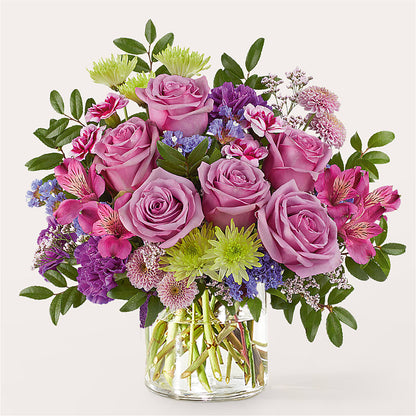 Glass Half Full Bouquet –  Flowers By Sue, Bullard TX