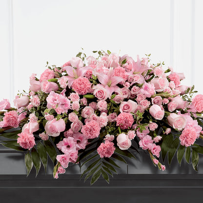 Garden of Comfort Casket Spray (Standard) –  Flowers By Sue, Bullard TX