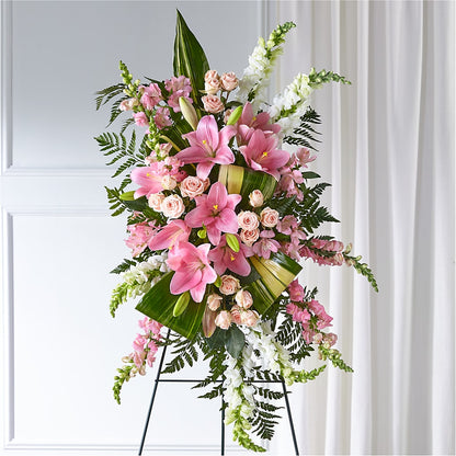 Elegant Embrace Standing Spray –  Flowers By Sue, Bullard TX