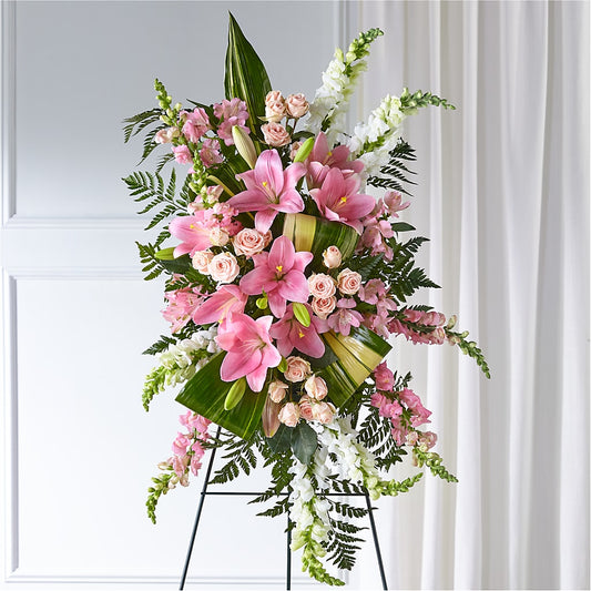 Elegant Embrace Standing Spray –  Flowers By Sue, Bullard TX