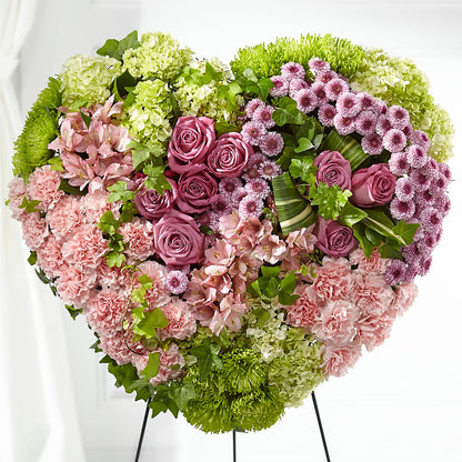 Heartwarming Standing Heart –  Flowers By Sue, Bullard TX