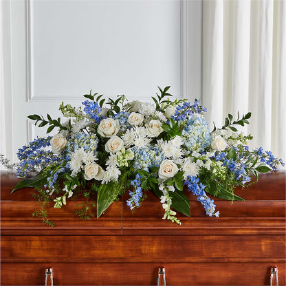Timeless Essence Casket Spray –  Flowers By Sue, Bullard TX