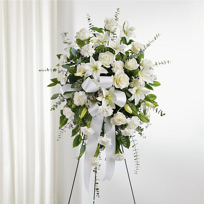 With Care Standing Spray –  Flowers By Sue, Bullard TX