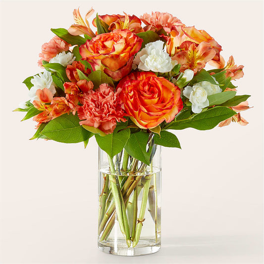 Apricot Glow Bouquet –  Flowers By Sue, Bullard TX