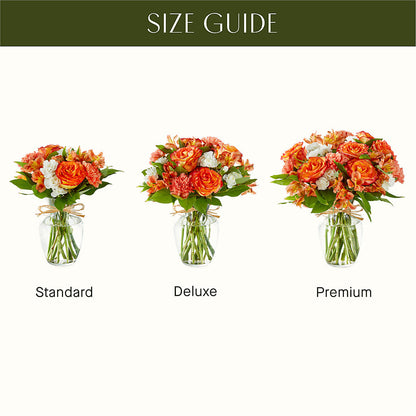 Apricot Glow Bouquet –  Flowers By Sue, Bullard TX