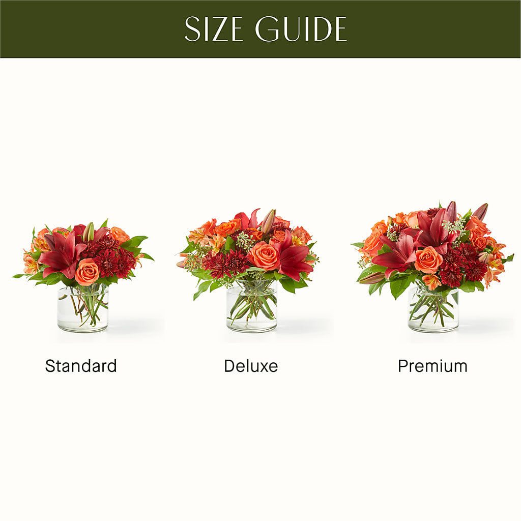Crimson Leaves Bouquet –  Flowers By Sue, Bullard TX