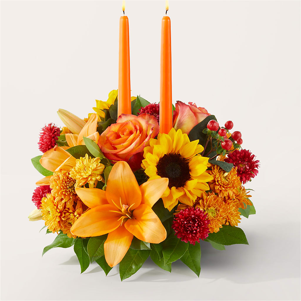 Grateful Centerpiece –  Flowers By Sue, Bullard TX