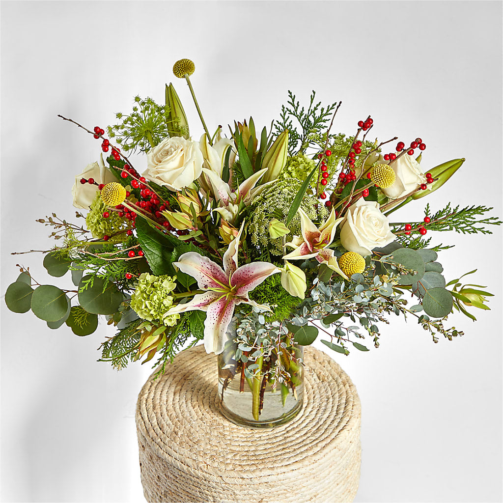 Berry & Bright Bouquet –  Flowers By Sue, Bullard TX