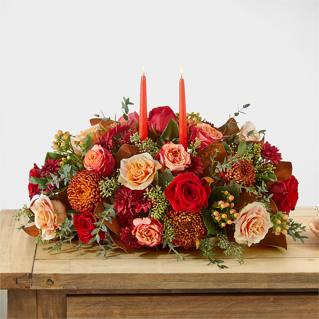 Gather Near Centerpiece –  Flowers By Sue, Bullard TX