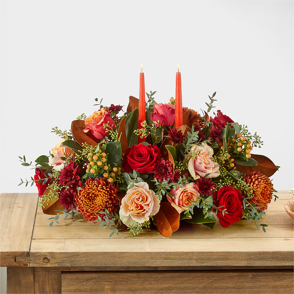 Gather Near Centerpiece –  Flowers By Sue, Bullard TX