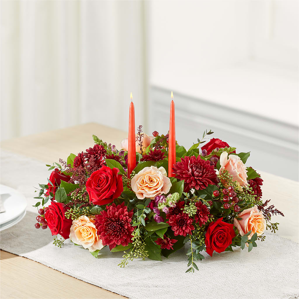 Most Thankful Centerpiece –  Flowers By Sue, Bullard TX