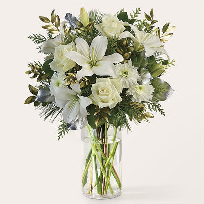 Wintry Mix Bouquet –  Flowers By Sue, Bullard TX